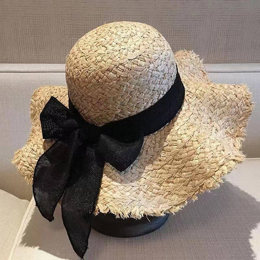 Straw Hat with Bow