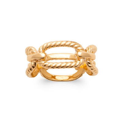 Nola 18K Gold Plated Ring