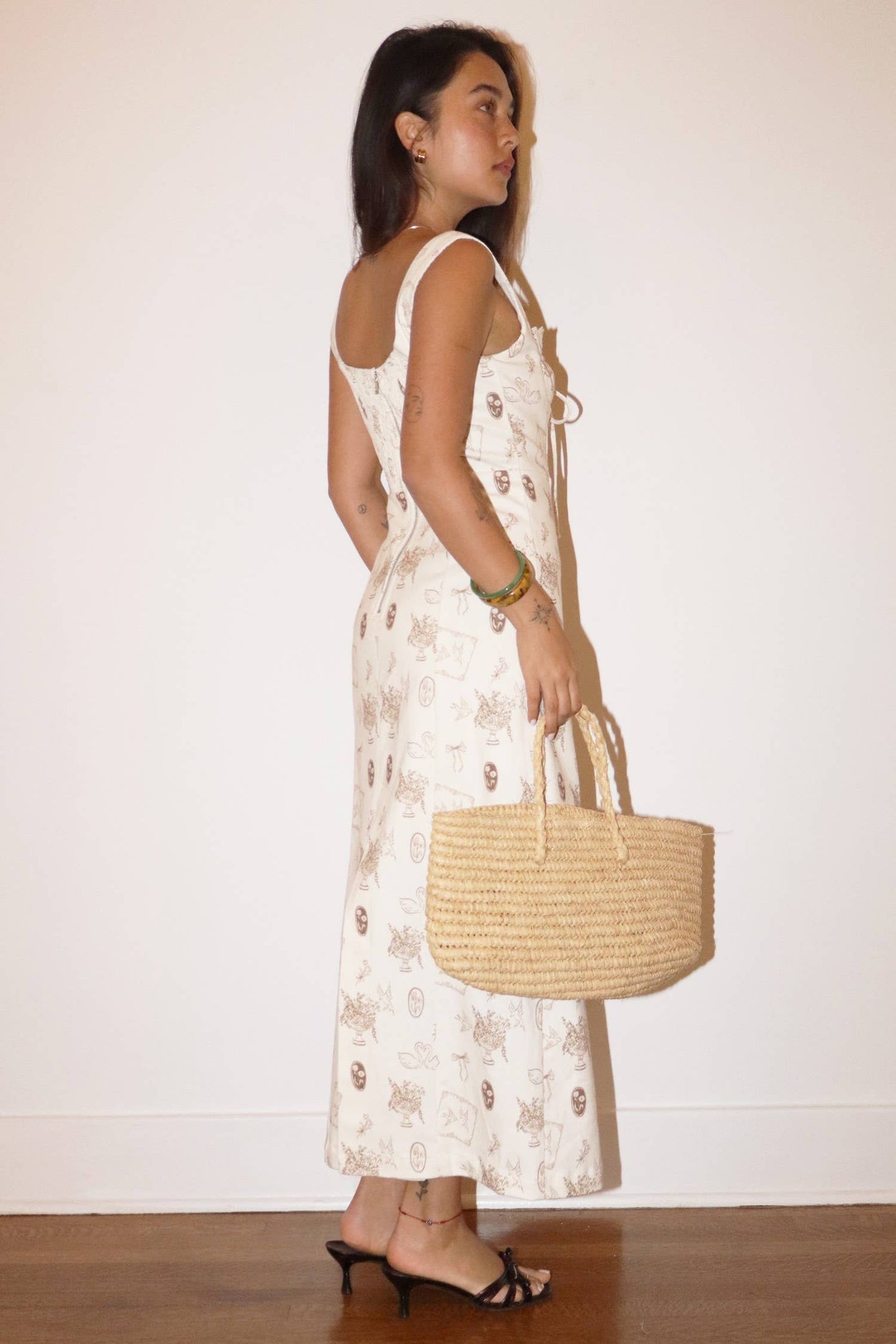 Vanilla Print Maxi Dress