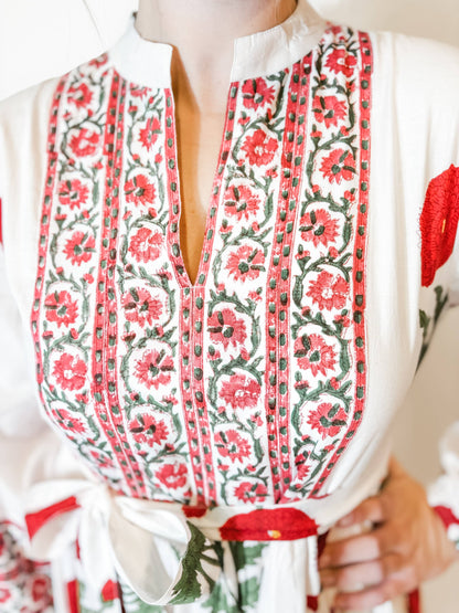 Berry Rose’ Maxi Dress 