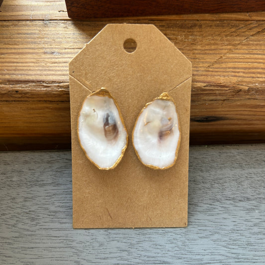 Oyster Stud Earrings