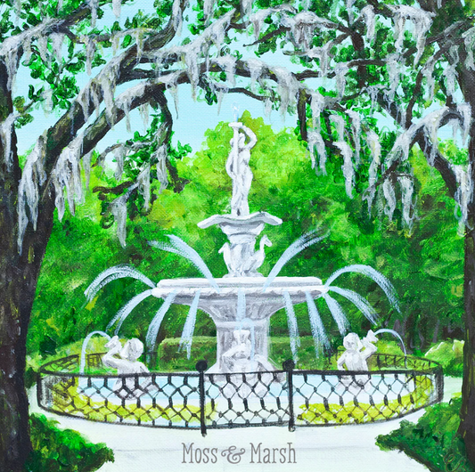 Forsyth Fountain Print