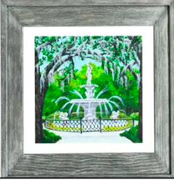 Forsyth Fountain Print