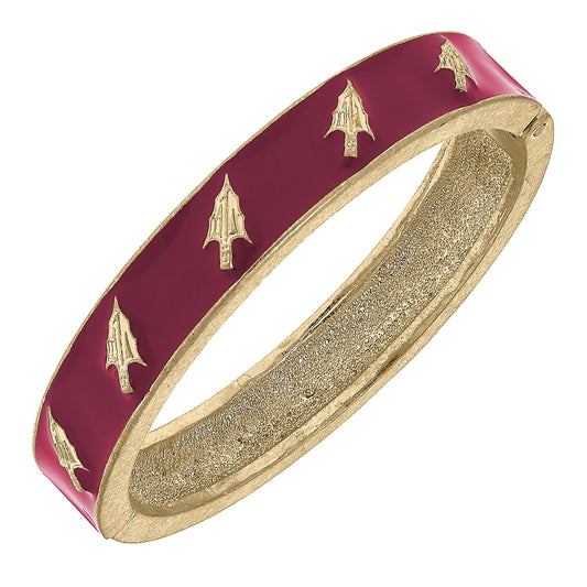 Florida State Seminoles Enamel Logo Hinge Bangle