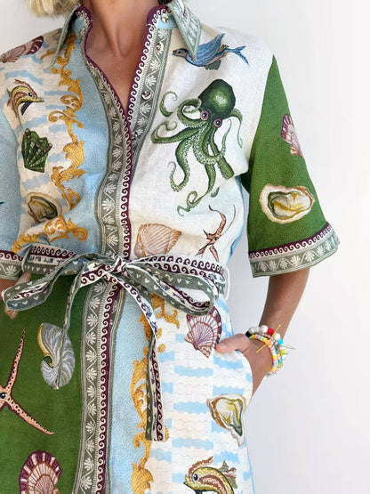 Under the Sea Shirt Dress