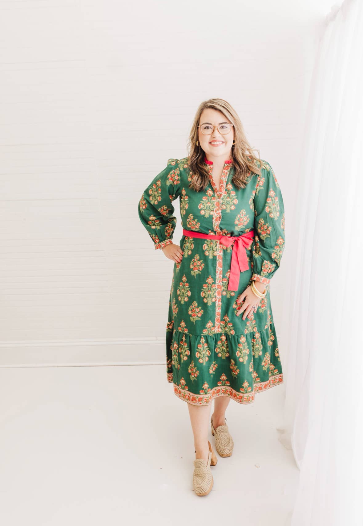 Block Print Hollingsworth Maxi Dress | Elodie