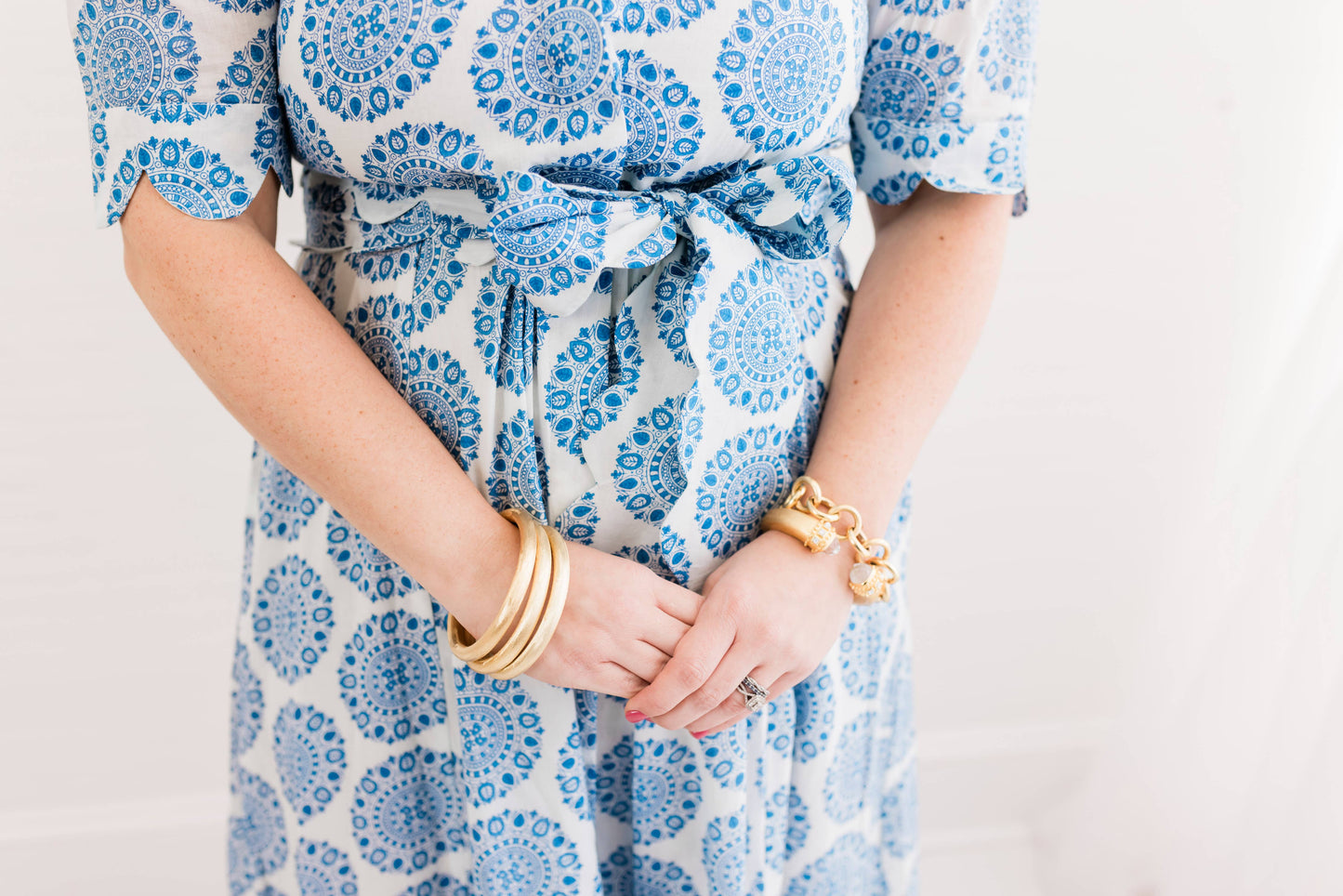 Blue Medallion Grace Dress 