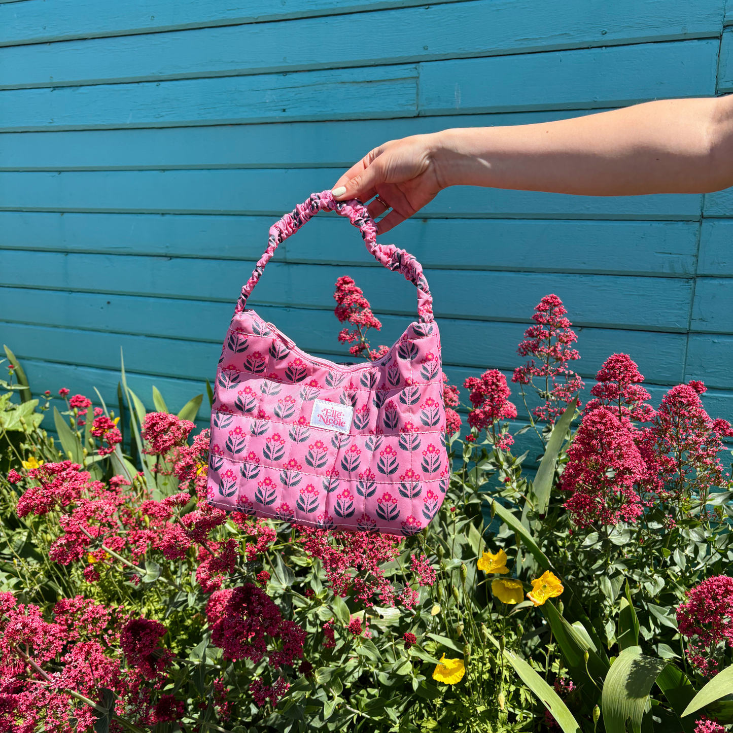 Quilted Shoulder Bag - Whimsy Floral