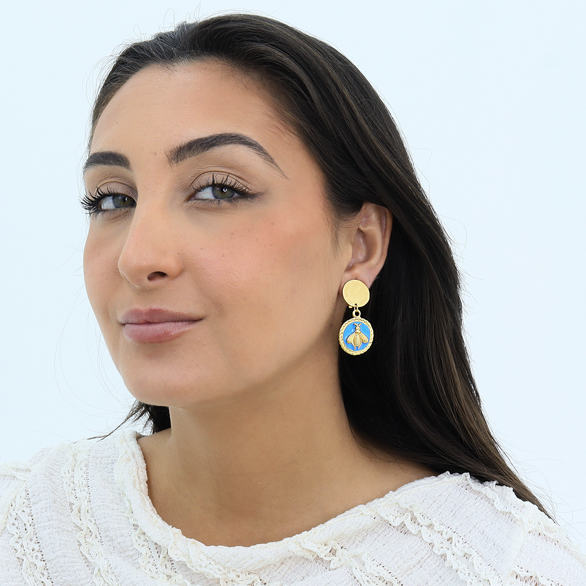 ColorPop Bee Clip-on Earrings - 24K Gold Plated