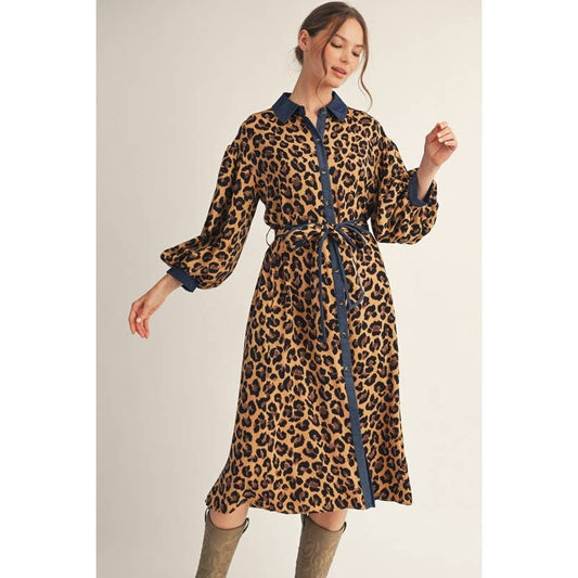 Leopard Midi Dress