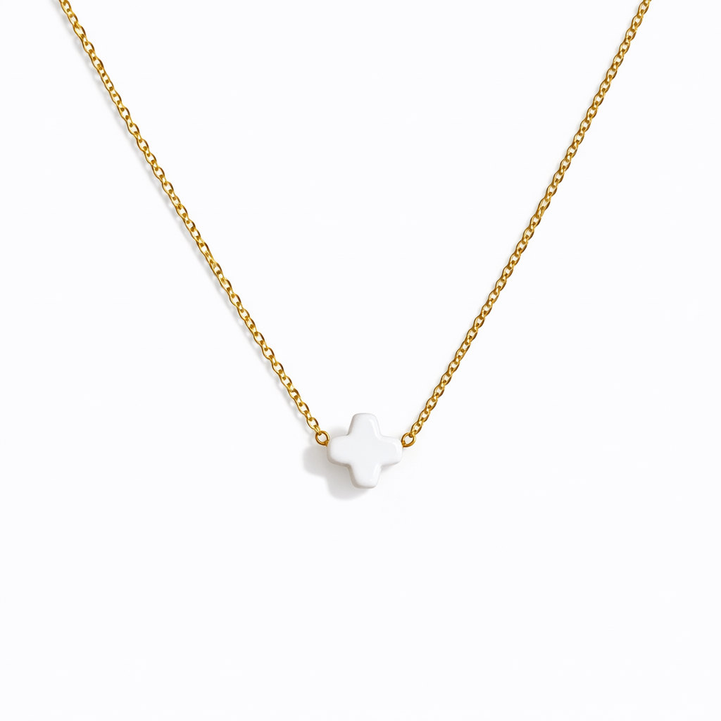So Very Blessed Cross Necklace – Waterproof Gold Chain