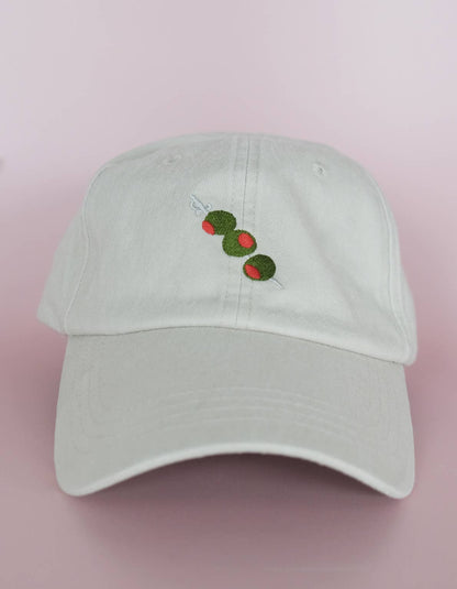 Olives Embroidered Hat, Khaki