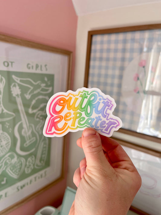 Outfit Repeater Vinyl Sticker