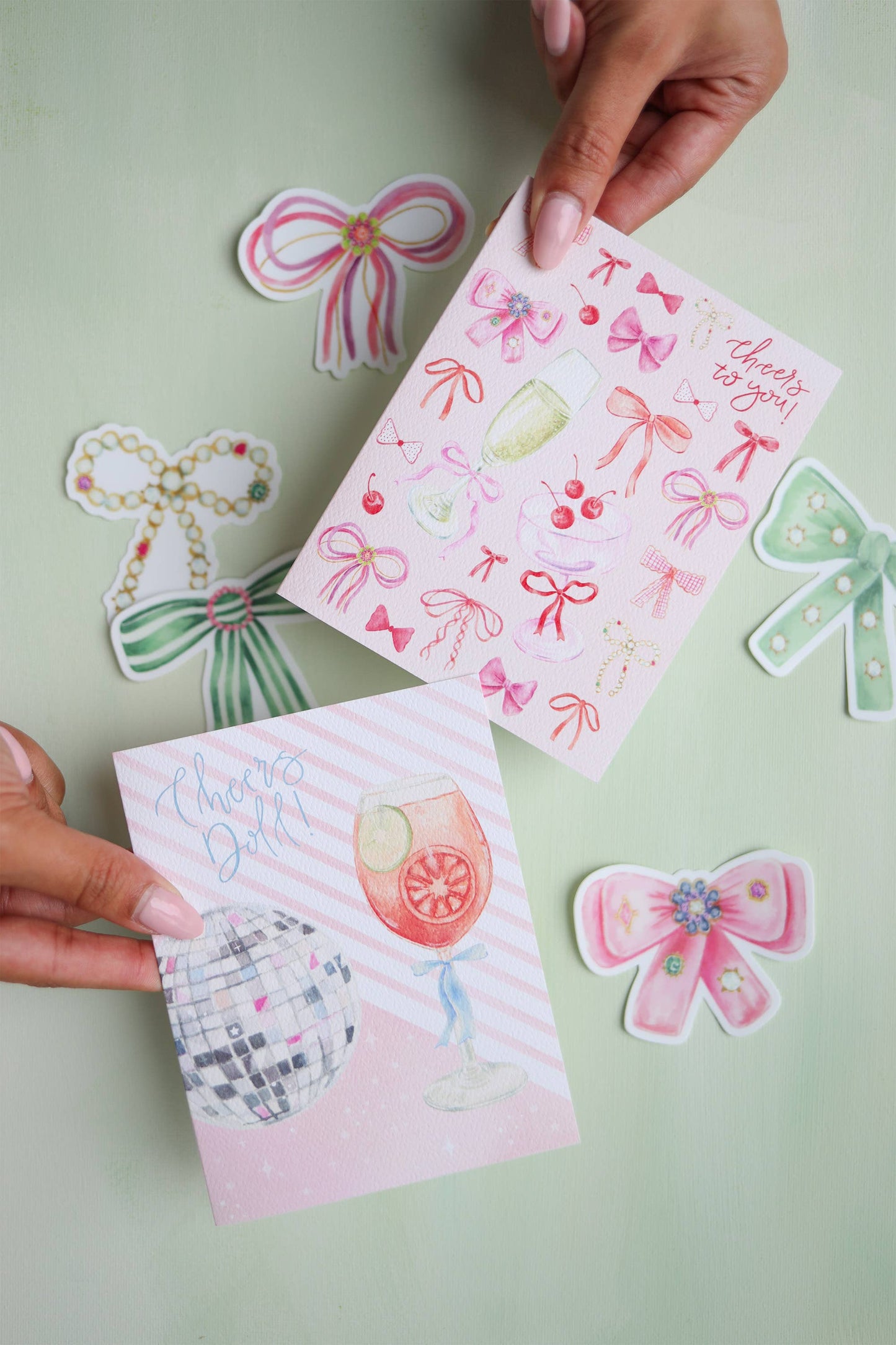 Cheers Doll Aperol Spritz Card