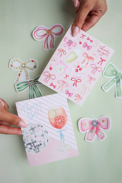 Cheers Doll Aperol Spritz Card