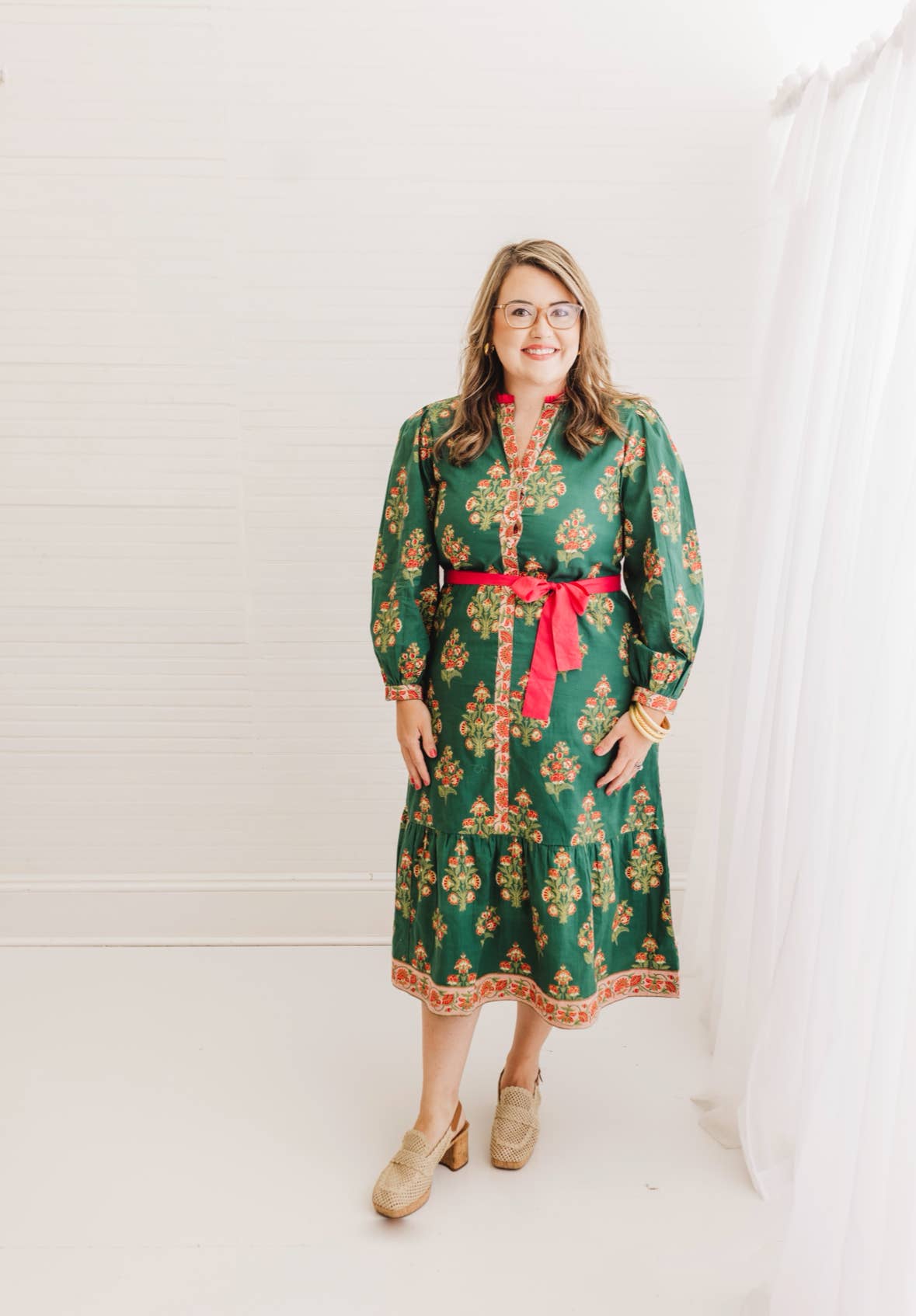 Block Print Hollingsworth Maxi Dress | Elodie