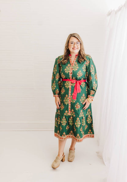 Block Print Hollingsworth Maxi Dress | Elodie