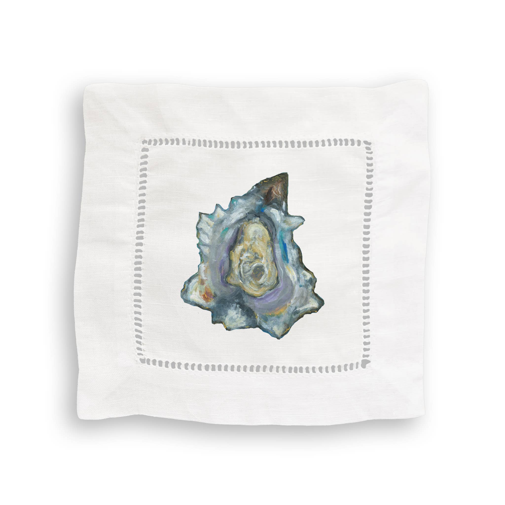 The Indigo Cottage Oysters Cocktail Napkin - Thumbnail 2