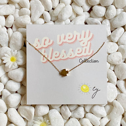 So Very Blessed Cross Necklace – Waterproof Gold Chain