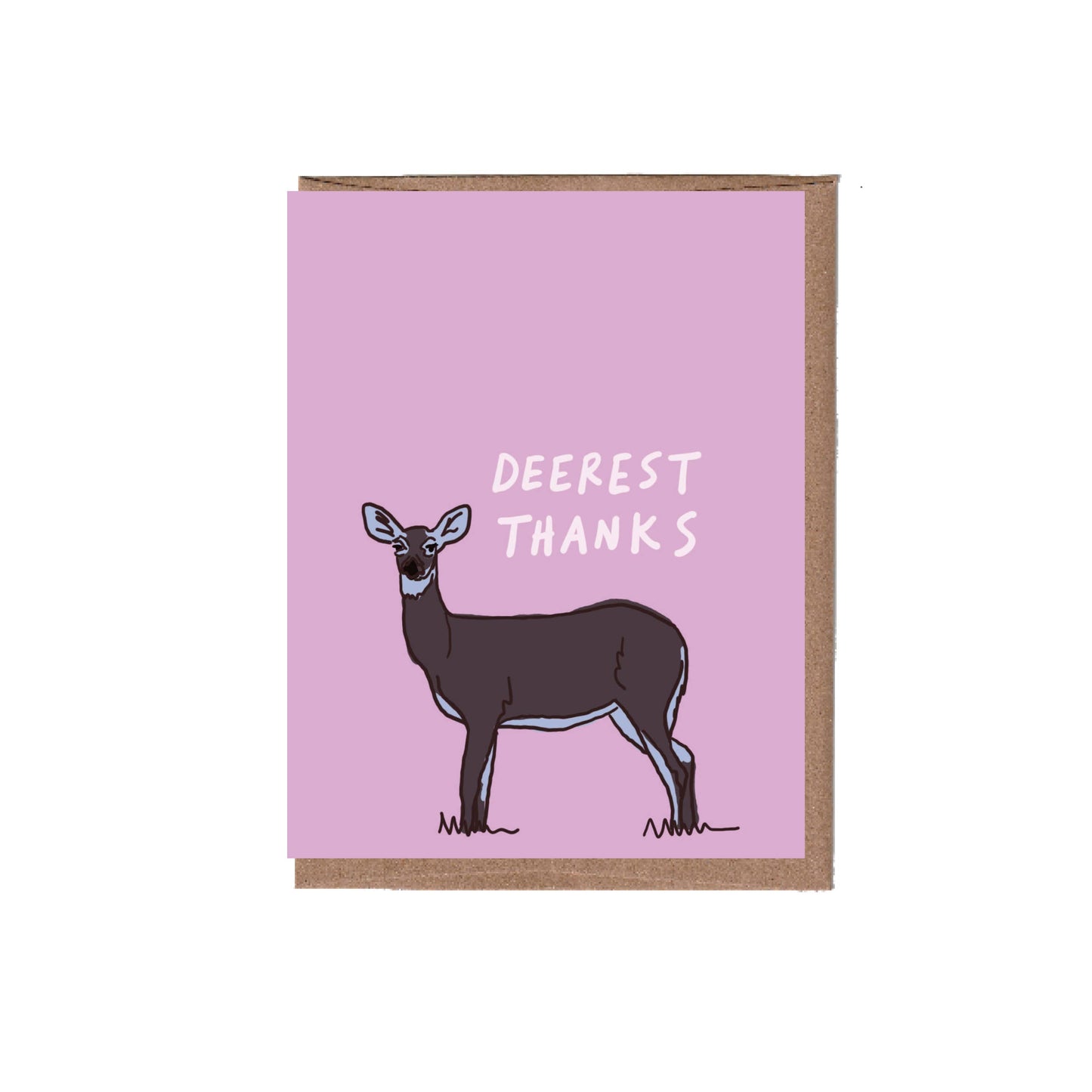 Deerest Thanks Thank You Greeting Card