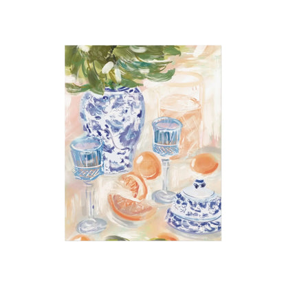 CHINOISORIE & CITRUS - Art Print