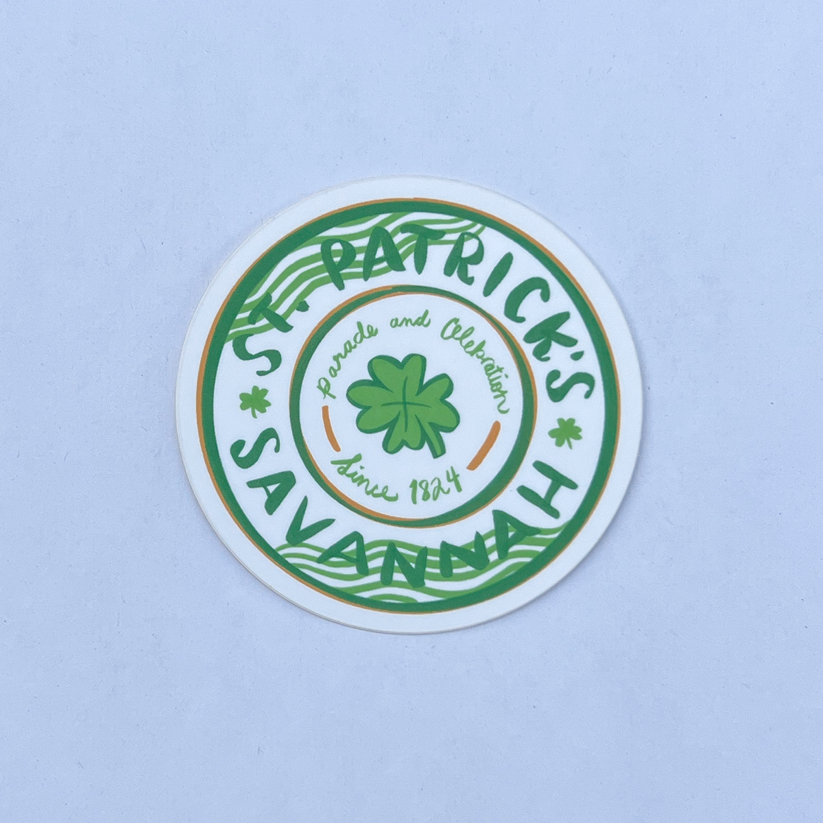 Savannah St. Patrick's Day Sticker