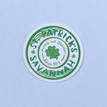 Savannah St. Patrick's Day Sticker