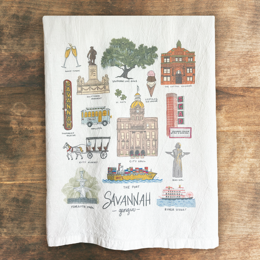 Savannah Sights Tea Towel