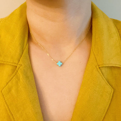 So Very Blessed Cross Necklace – Waterproof Gold Chain