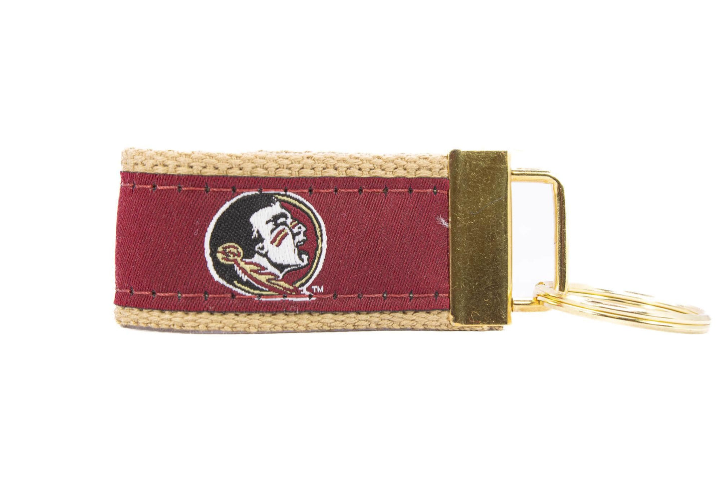 Florida State Seminoles Collegiate Woven Ribbon Key Chain.