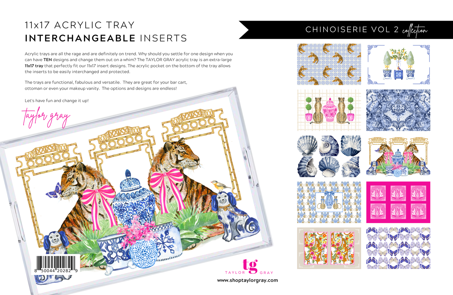 Taylor Gray CHINOISERIE VOL 2 insert set of 10