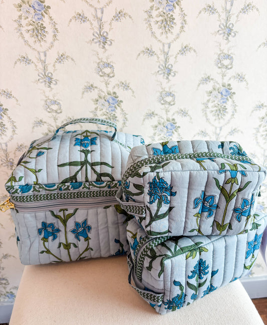 Iris Luxe | Quilted Cosmetic Bags