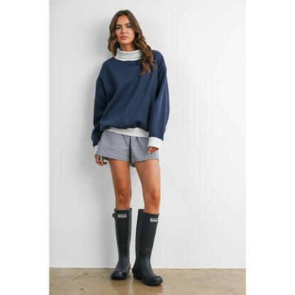 Women's Gingham Tie-Side Shorts