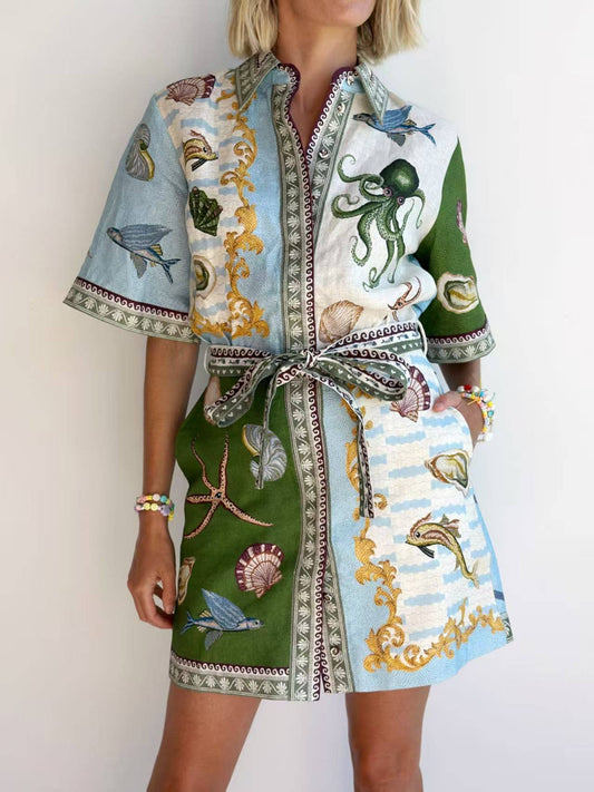 Under the Sea Shirt Dress