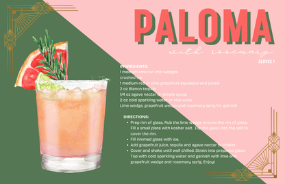 COCKTAILS VOL 2 insert set of 10