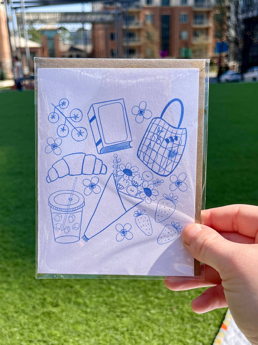 Saturday Essentials Greeting Card