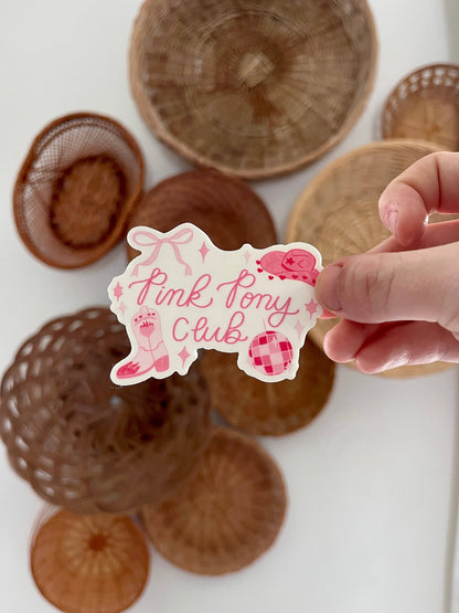 Pink Pony Club Sticker