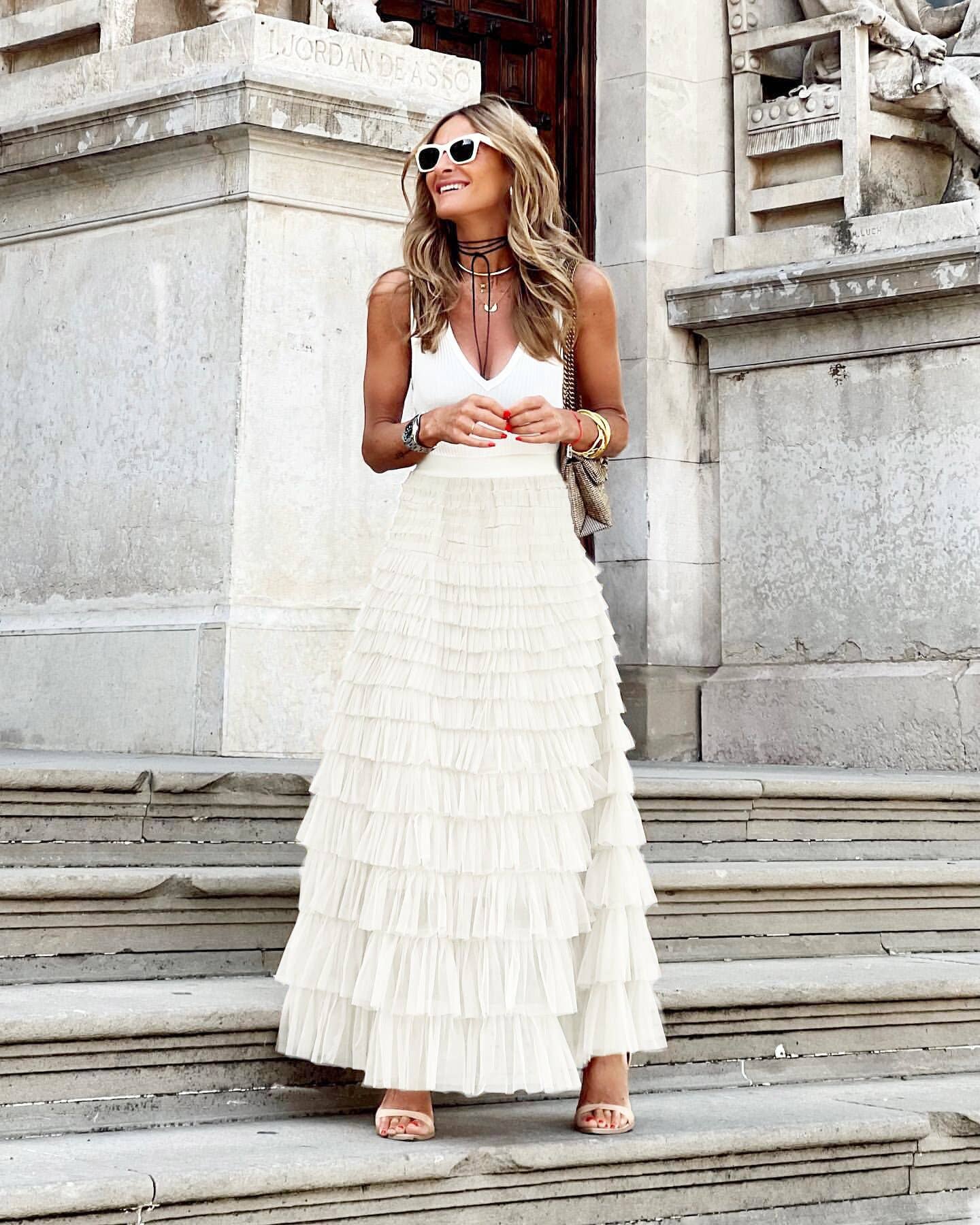 Tulle Tiered Skirt