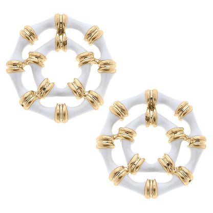 Lilly Bamboo Stud Earrings